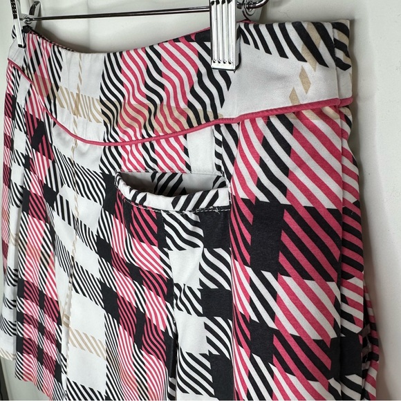 IZOD Preppy Plaid Pleated Athletic Athleisure Tennis Pickleball Skort Skirt Sz10 - Picture 3 of 6